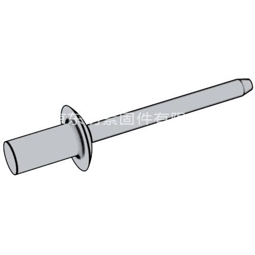 ISO 15973 - 2000 鋁帽鐵芯封閉型半圓頭抽芯鉚釘 11級(jí)