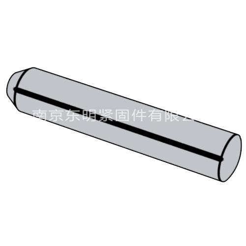 DIN 1473 - 1978 帶倒角及全長平行溝槽的槽銷